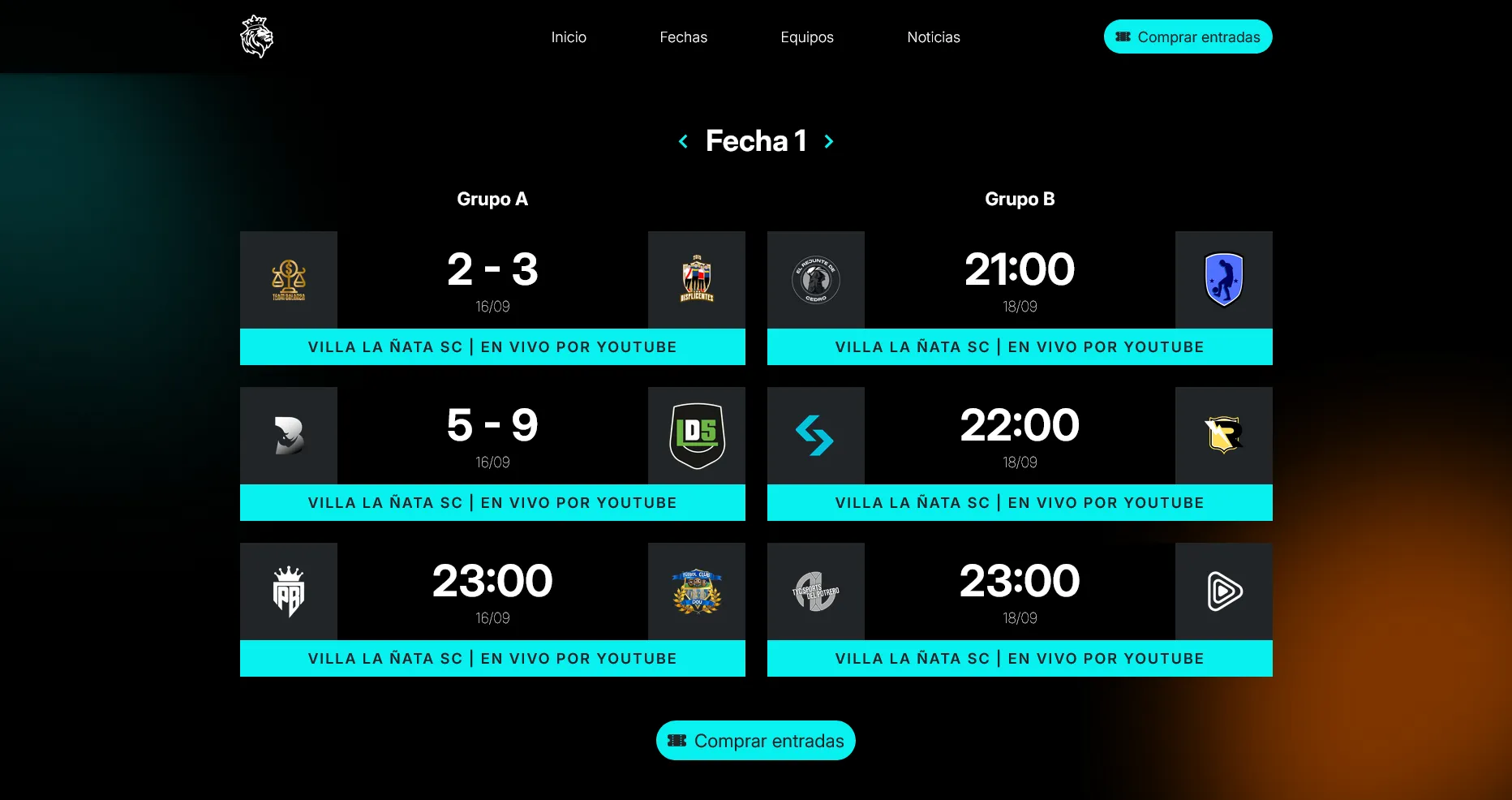 Captura de Pantalla - Fechas