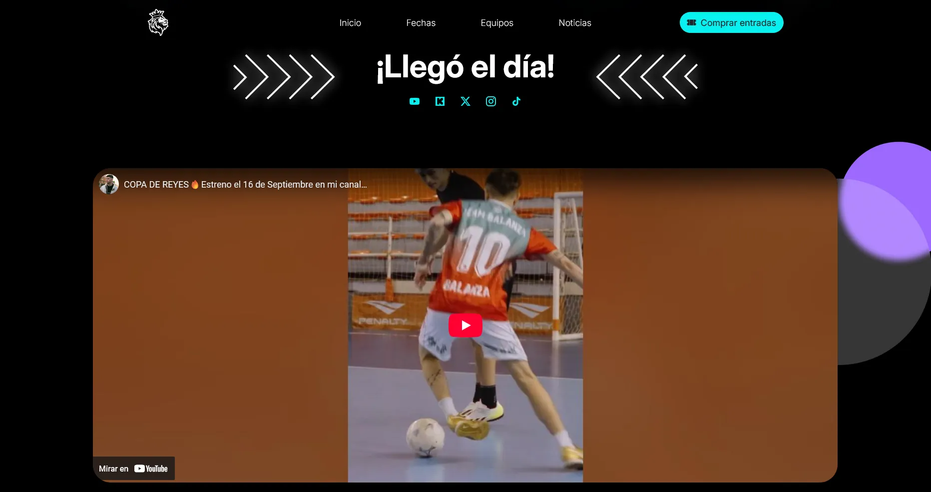 Captura de Pantalla - Inicio - Timer y Trailer